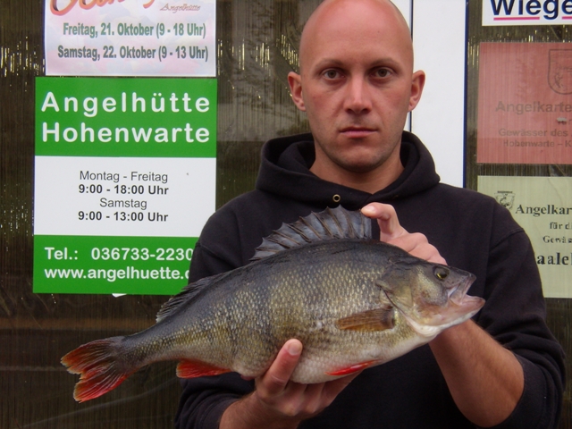 Jörg Melle -  Barsch 
 47cm 
 1.950 g 
 Hohenwarte TS 
 09.10.2011 